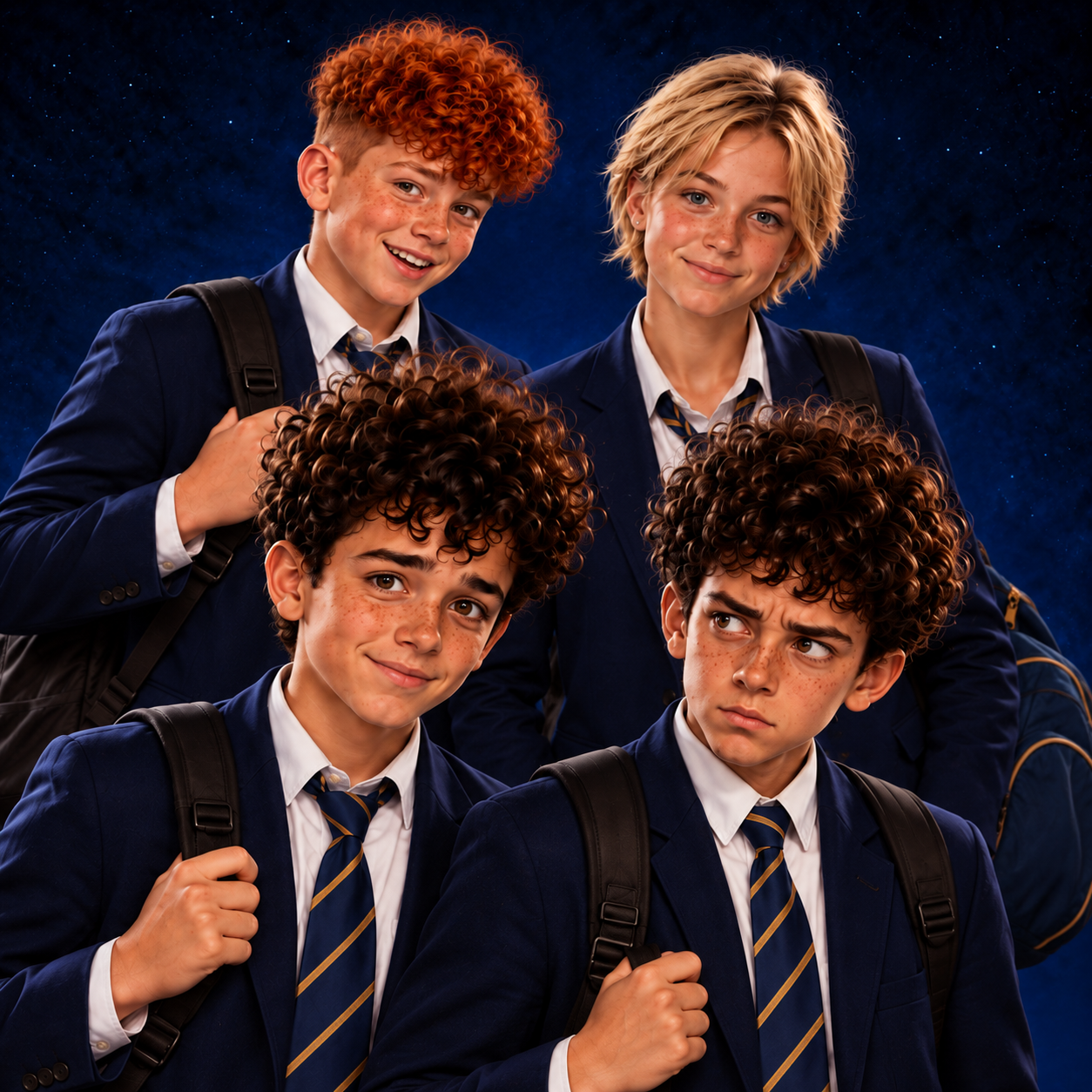 Jake, Alex, Jack and Ruby from the This Is My book series